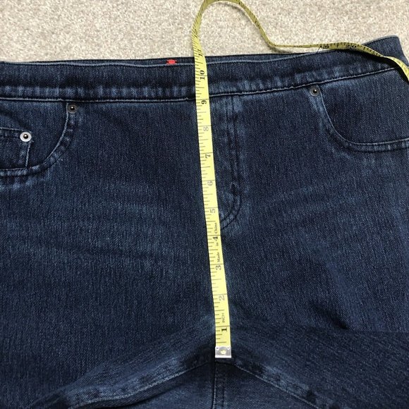 Spanx Jeans Jeggings Skinny Blue Shaping Pull On - Picture 3 of 10